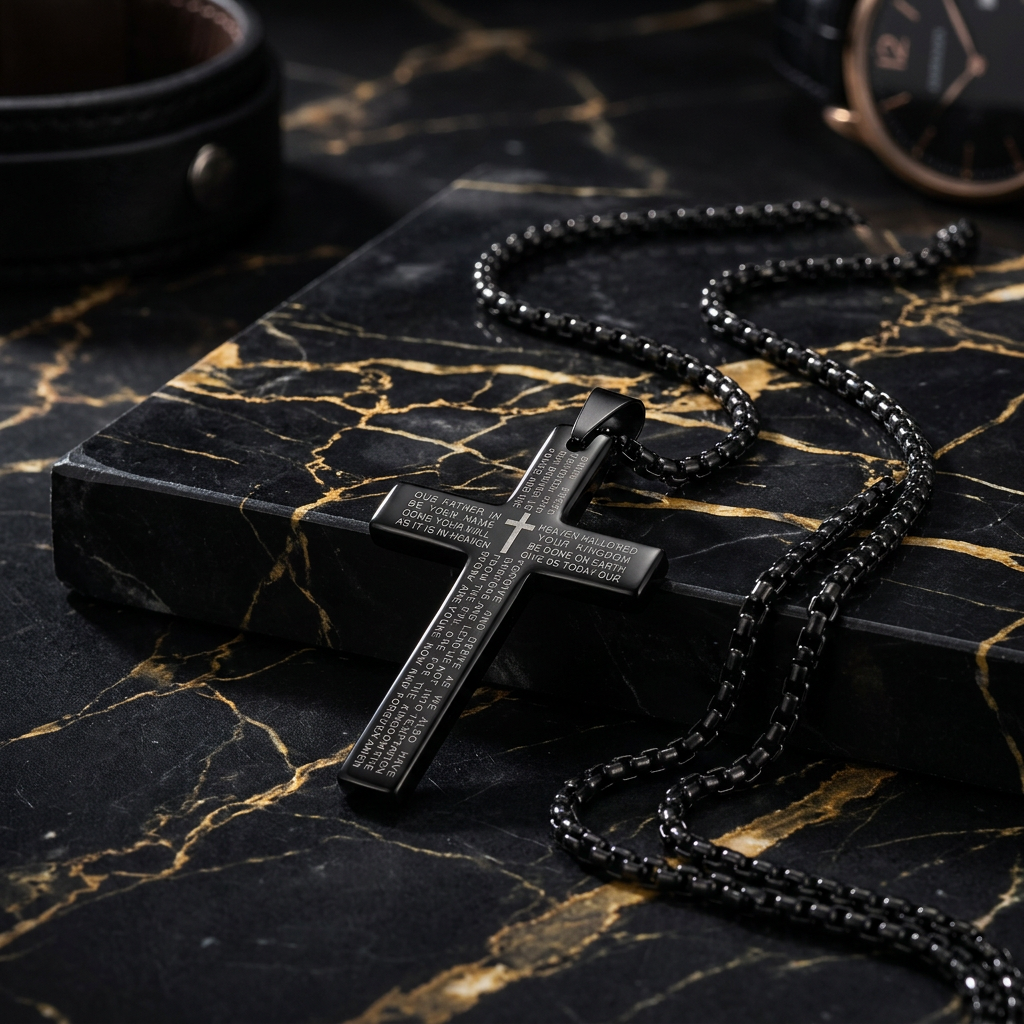 The Oath — Lord's Prayer Cross Pendant