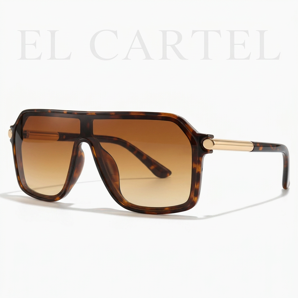 El Cartel Shield — Oversized Sunglasses