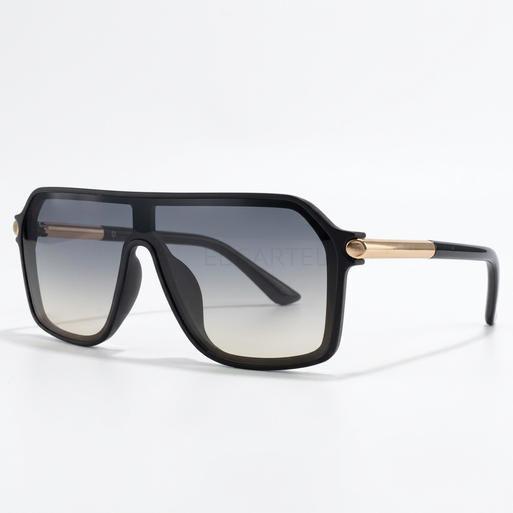 El Cartel Shield — Oversized Sunglasses