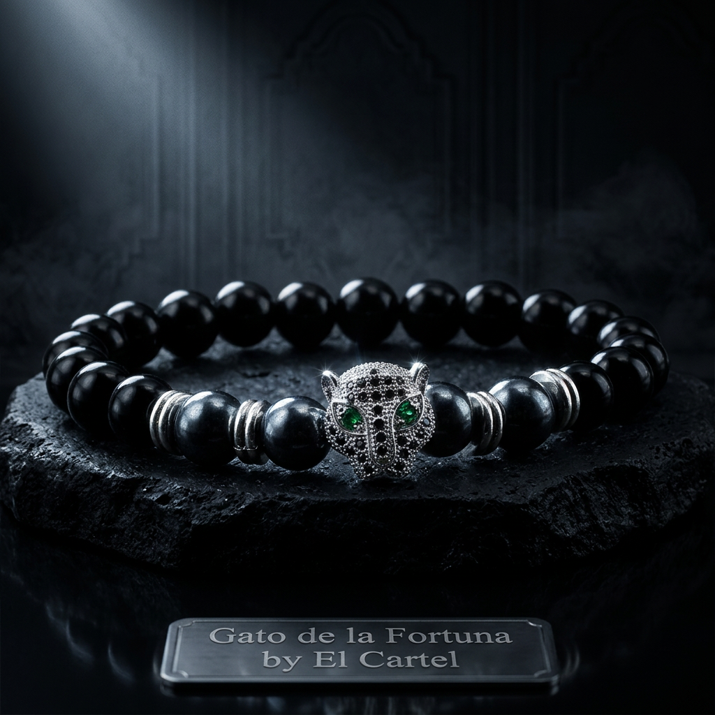 Gato de la Fortuna — Leopard Head Bracelet