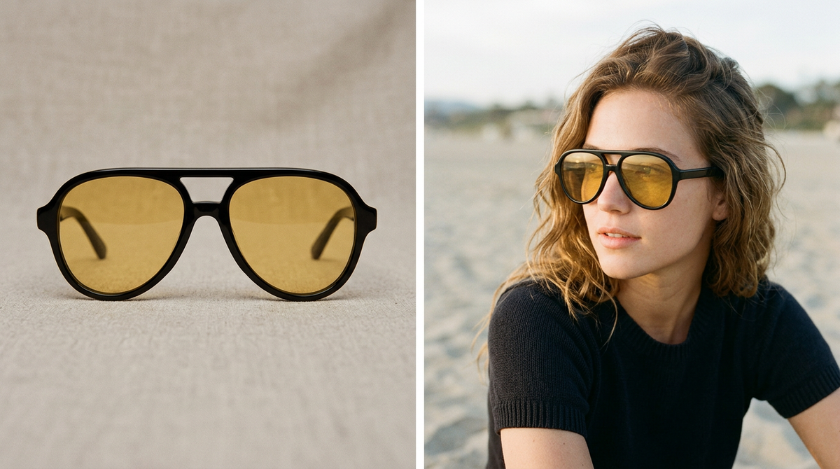 The Maverick — Vintage Aviator Sunglasses