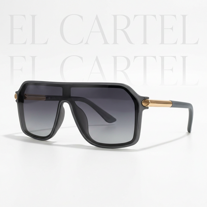 El Cartel Shield — Oversized Sunglasses