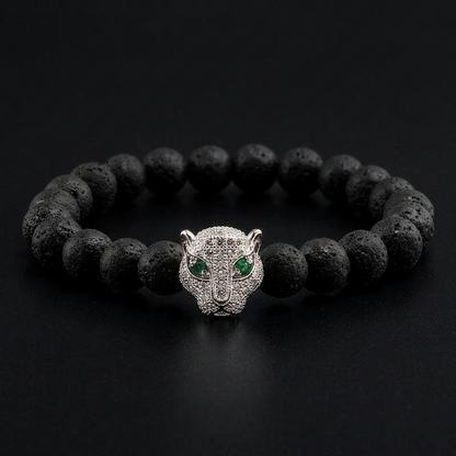 Gato de la Fortuna — Leopard Head Bracelet