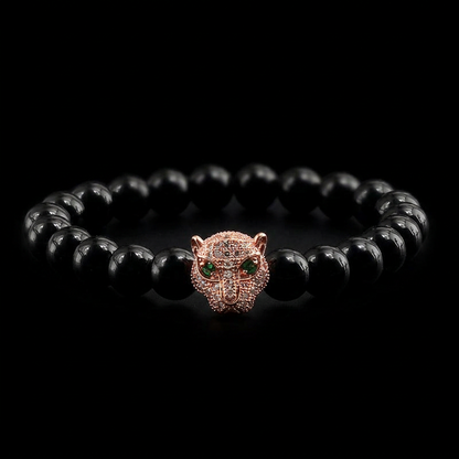Gato de la Fortuna — Leopard Head Bracelet