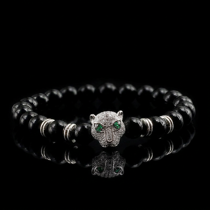 Gato de la Fortuna — Leopard Head Bracelet