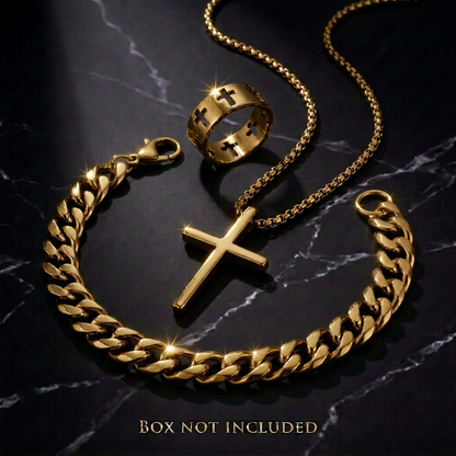 The Trinity — Cross Jewellery Set