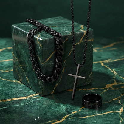 The Trinity — Cross Jewellery Set