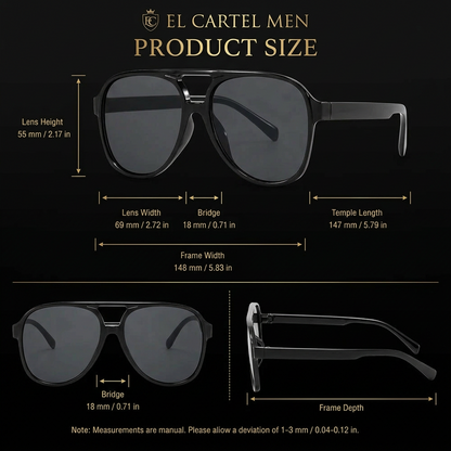 The Maverick — Vintage Aviator Sunglasses