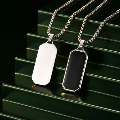 Silver pendants in El Cartel magazine style