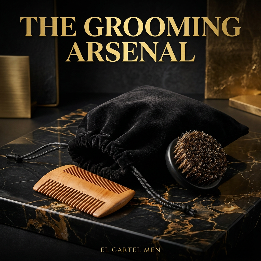 The Grooming Arsenal — Beard Brush & Comb Kit